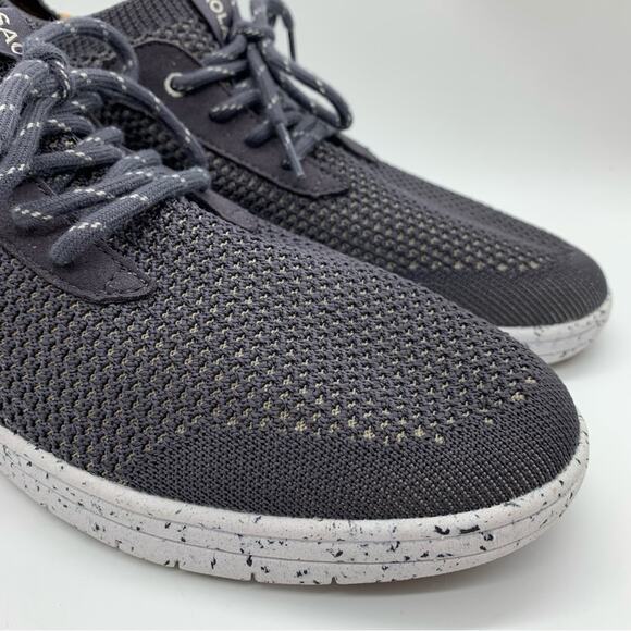 NWOT Saola Mindo Feather Light Lace Up Knit Athleisure Sneaker Dark Grey Sz 9.5 - Picture 4 of 12